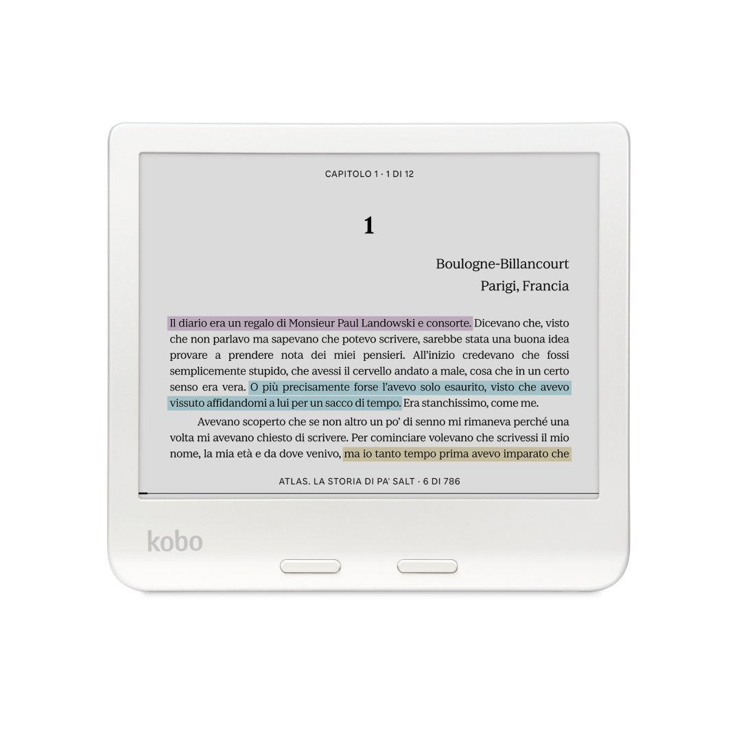 EAN 0681495009480 - Rakuten Kobo Libra Colour lectore de e-book Pantalla táctil 32 GB Wifi Blanco imagen 3