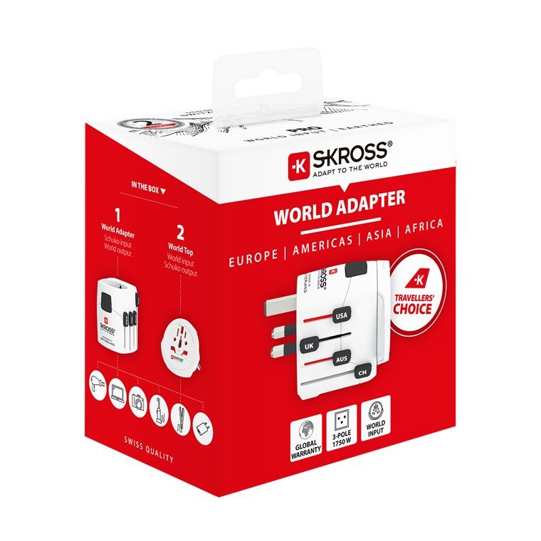 EAN 7640166323556 - Skross 61260 adaptador de enchufe eléctrico Universal Blanco imagen 5