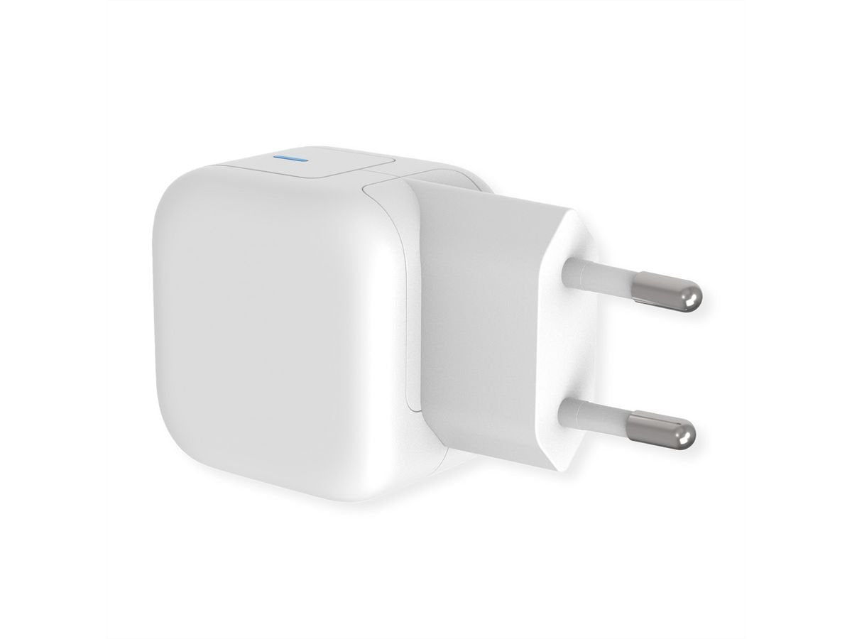 Usb Charger Con Euro-Conector Macho 1 Port Tipo C Gan 20w