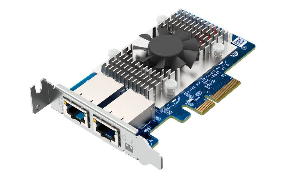 Adaptador De Red Oqnap Qxg-10g2t Pcie 10 Gbe Rj45 X2