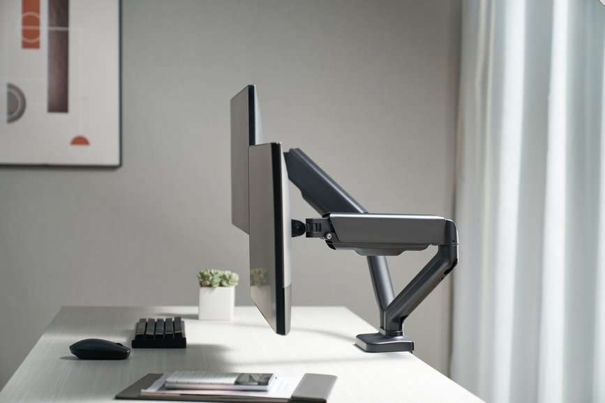 EAN 4015867202258 - Equip 650121 soporte para monitor 68,6 cm (27") Escritorio Negro imagen 7