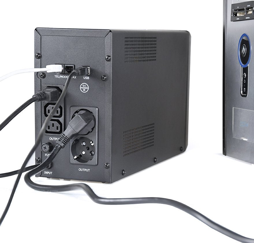 EAN 8716309116602 - Gembird EG-UPS-035 sistema de alimentación ininterrumpida (UPS) Línea interactiva 2 kVA 1200 W 5 salidas imagen 4