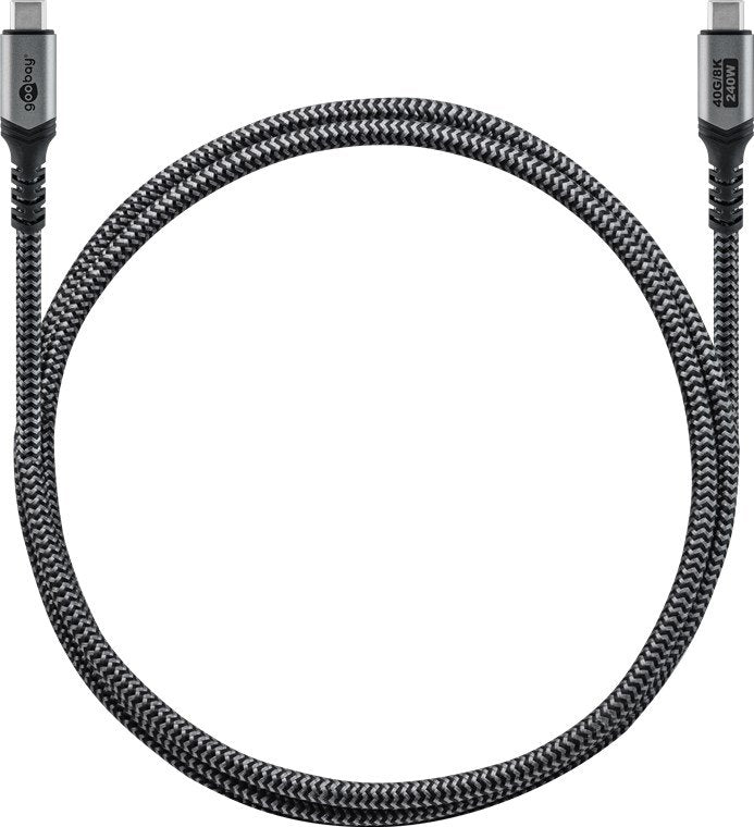 EAN 4040849742132 - Goobay 74213 cable USB 1,8 m USB C Negro, Gris imagen 4