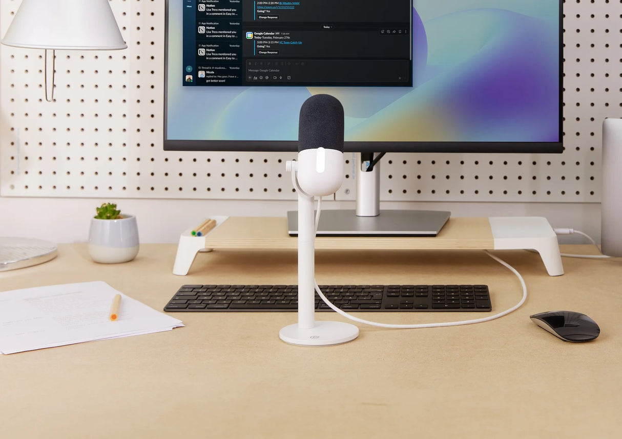 EAN 0840006673460 - Elgato Wave Neo Blanco Micrófono de superficie para mesa imagen 6