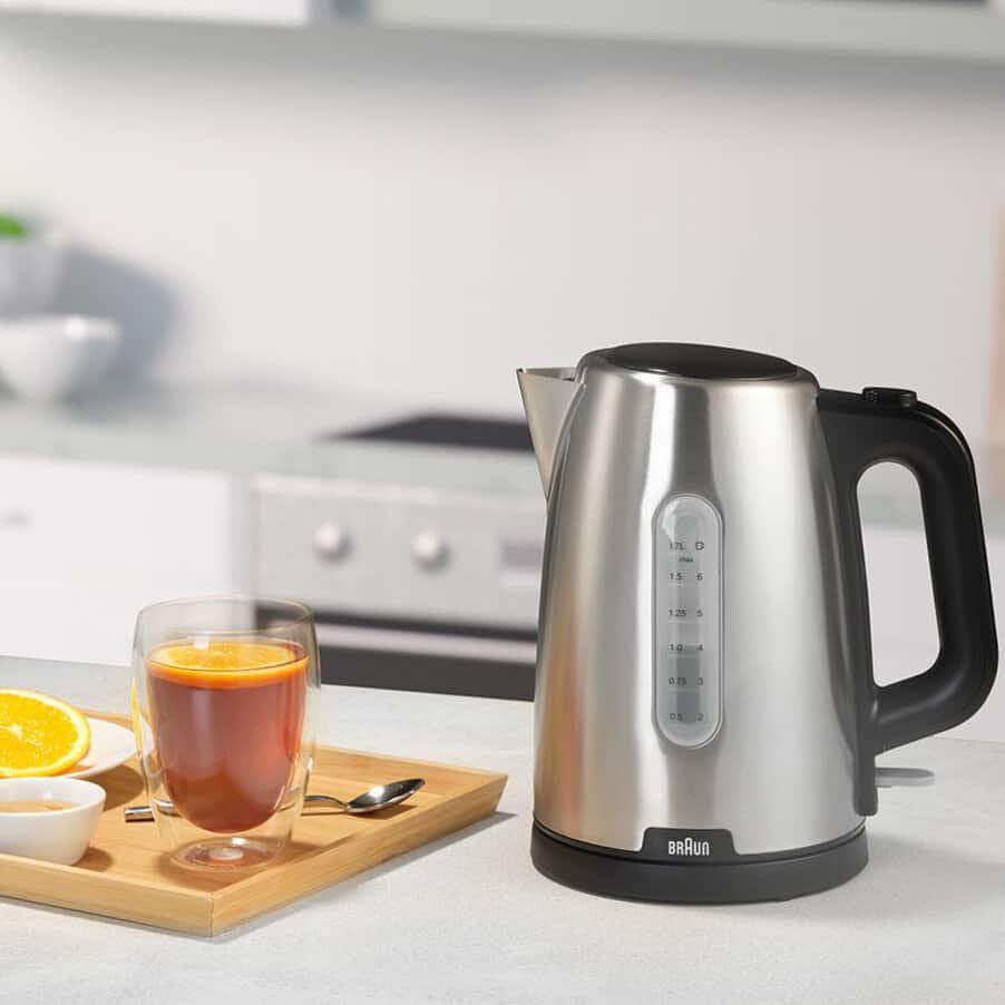 EAN 8021098001962 - Braun PurShine WK102AI-WK1500BK tetera eléctrica 1,7 L 2200 W Negro, Acero inoxidable imagen 5