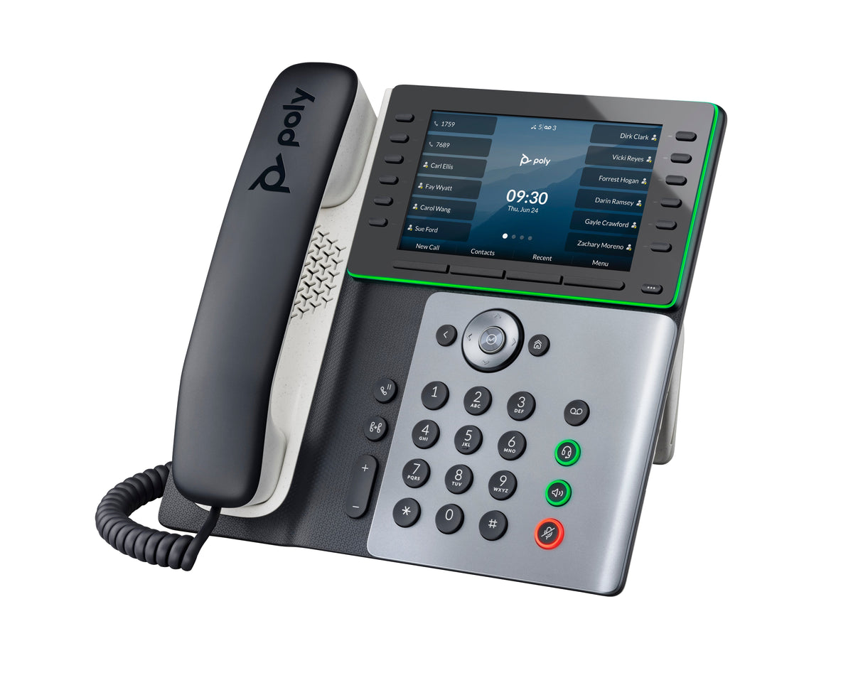 Teléfono Poly Edge E550 Ip Negro 12 Líneas Ips Wifi