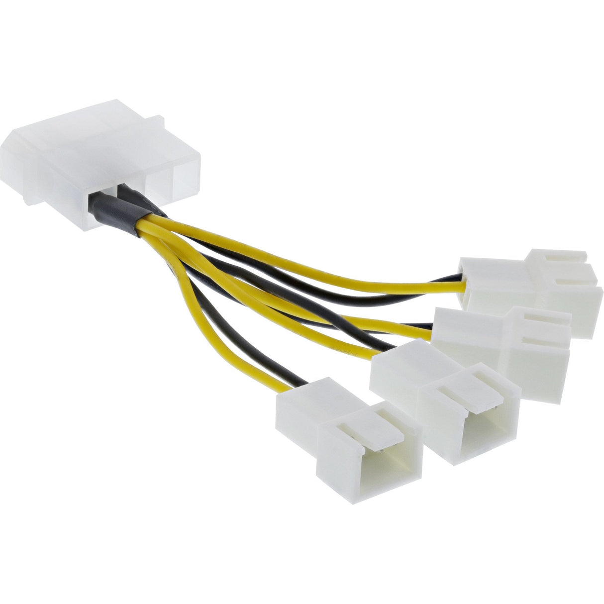 Adaptador De Corriente Inline Molex A Conector De Ventilador 4x