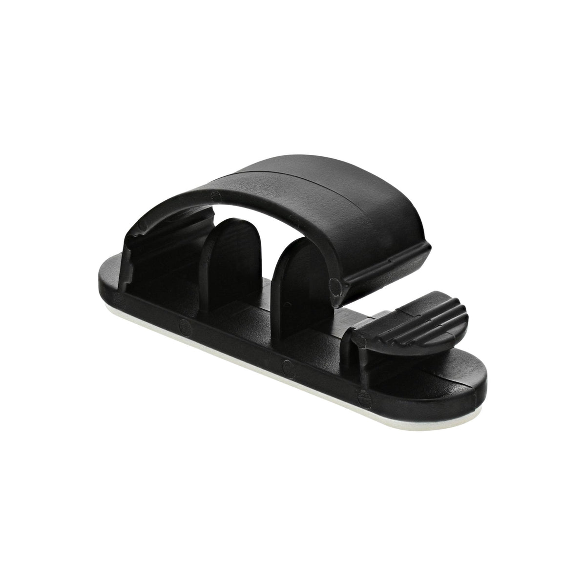 Inline 10 Uds. Gestor De Cables Con Cinta Adhesiva 2,8cm Negra