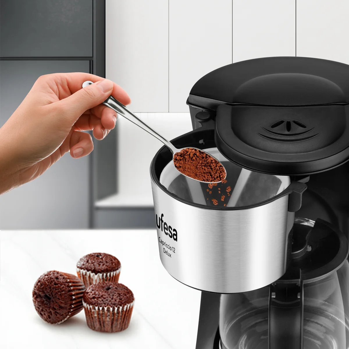 EAN 8422160053290 - Ufesa CG7125 Capriccio Manual Cafetera de filtro 1,2 L imagen 6