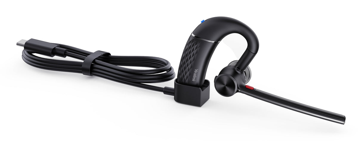 Yealink Bh71 Lite Inalámbrico Y Alámbrico Gancho De Oreja Usb Tipo C Bluetooth Negro
