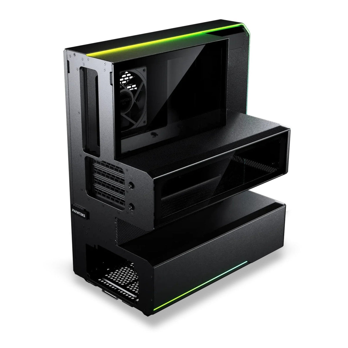 Caja Semitorre Atx Phanteks Ex5 Rgb (Negro)