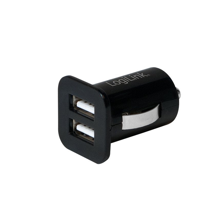 Logilink Pa0204 Cargador De Coche Usb 2-Port Negro Interior