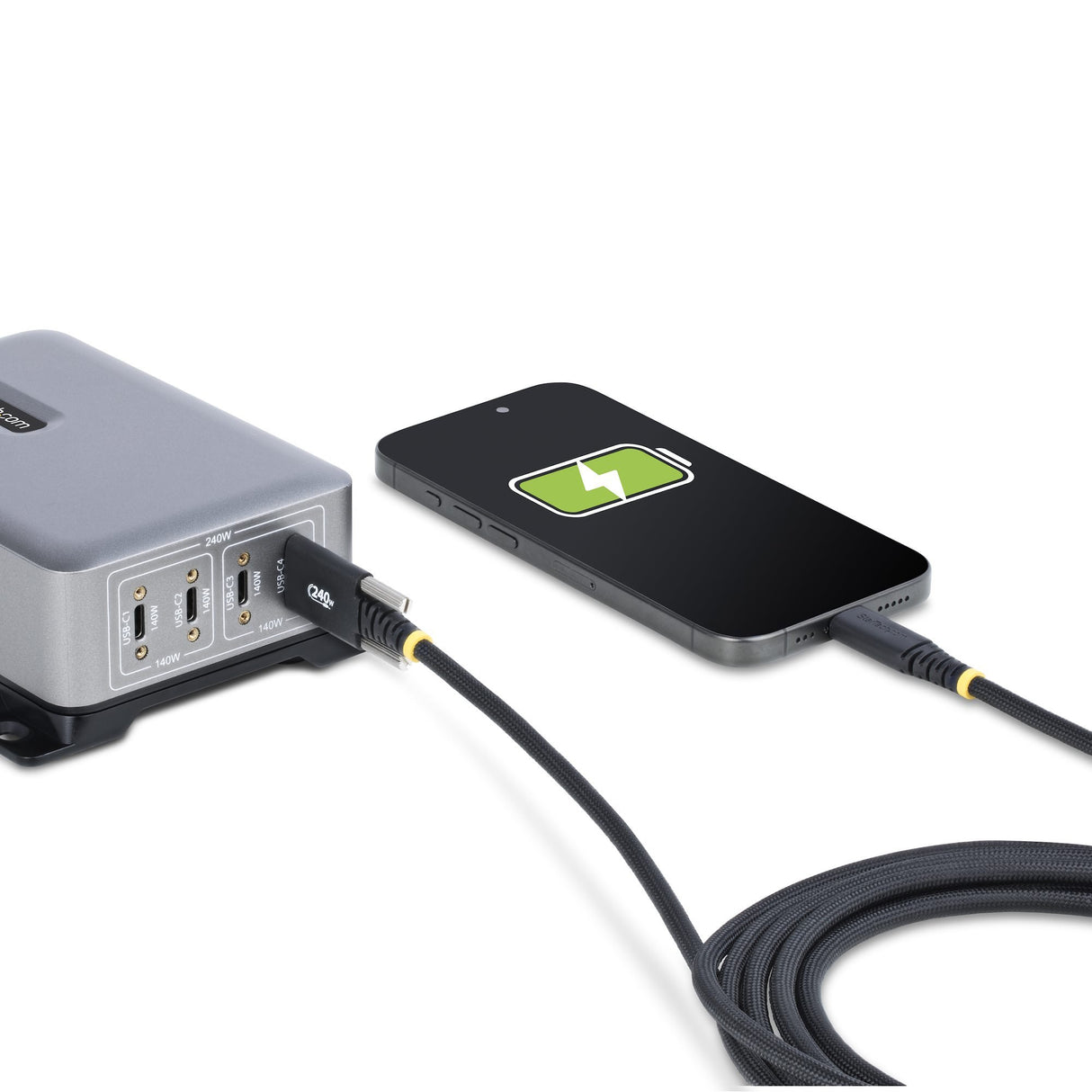 EAN 65030916790 - StarTech.com S2CEPR2M-USBSL-CABLE cable USB USB 2.0 USB C Negro imagen 9