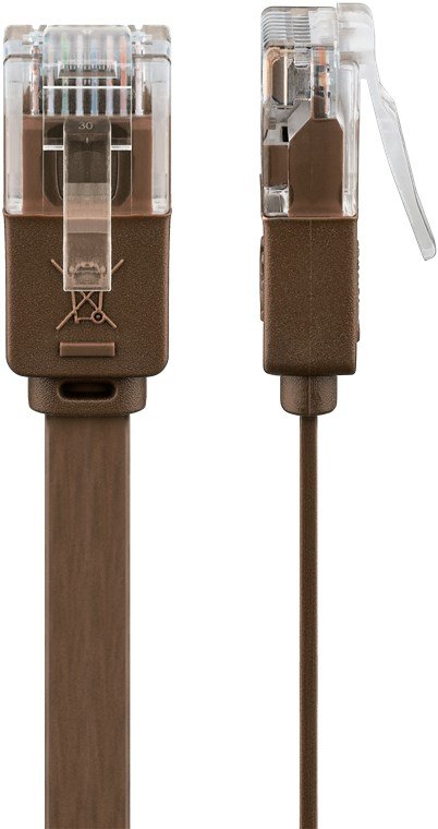 EAN 4040849958977 - Goobay 95897 cable de red Marrón 5 m Cat6 U/UTP (UTP) imagen 3