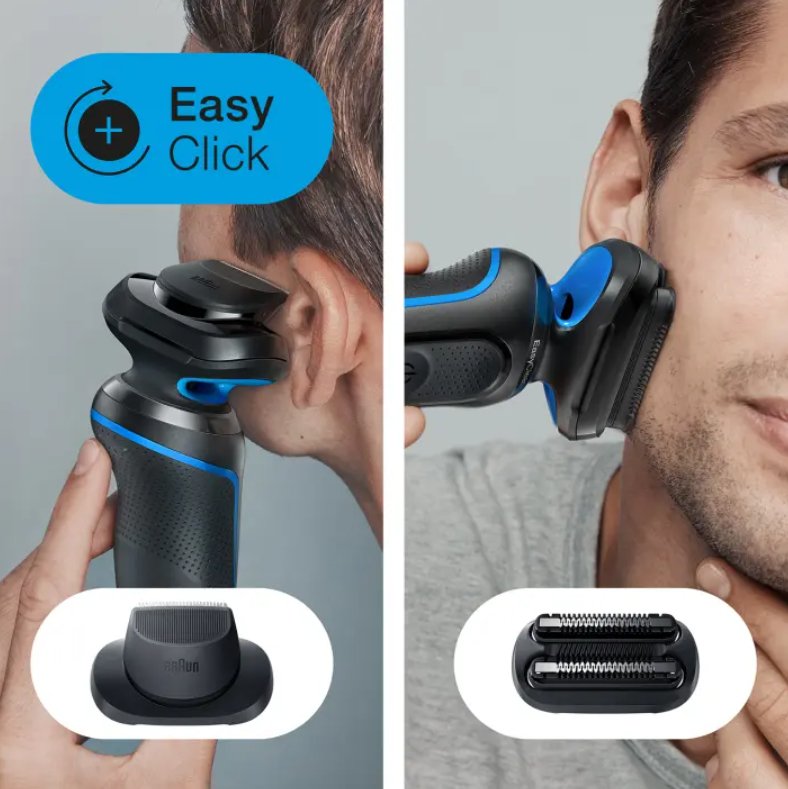 EAN 4210201432777 - Braun Series 5 51-B1820s Máquina de afeitar de láminas Negro, Azul imagen 5