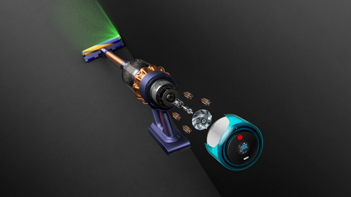EAN 5025155081723 - Dyson Gen5detect aspiradora de mano Azul, Cobre Sin bolsa imagen 2