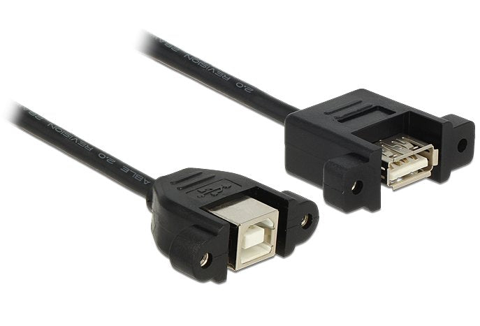 Delock Cable Usb 2.0 Typ-B Hembra > Usb 2.0 Typ-A Hembra 25cm