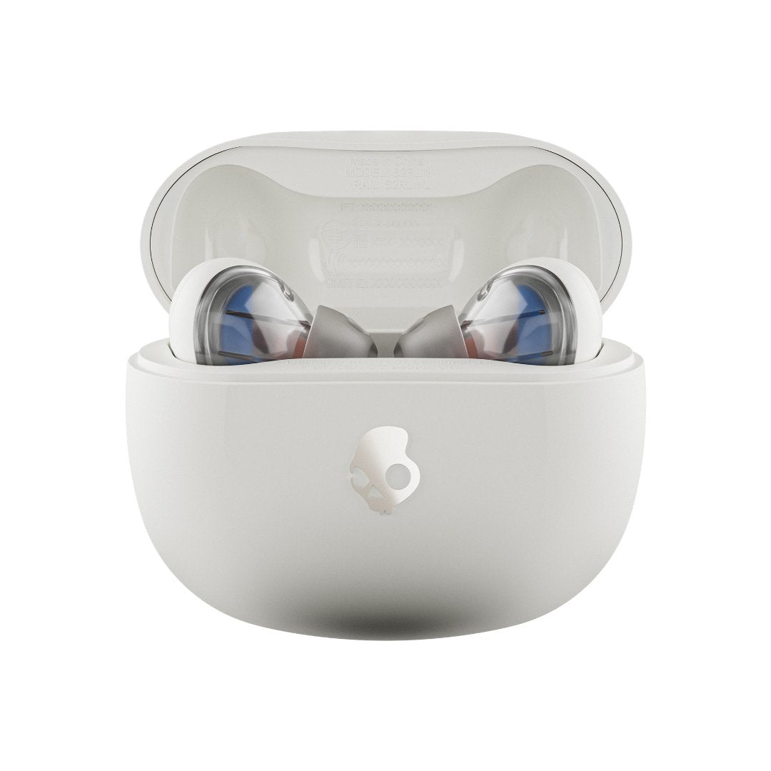 Auriculares Skullcandy Rail True Wireless Hueso/Orange Glow