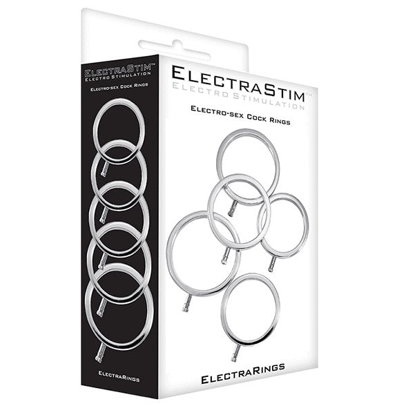Electrastim - Electrarings Anillos Metálicos Para El Pene Pack 5