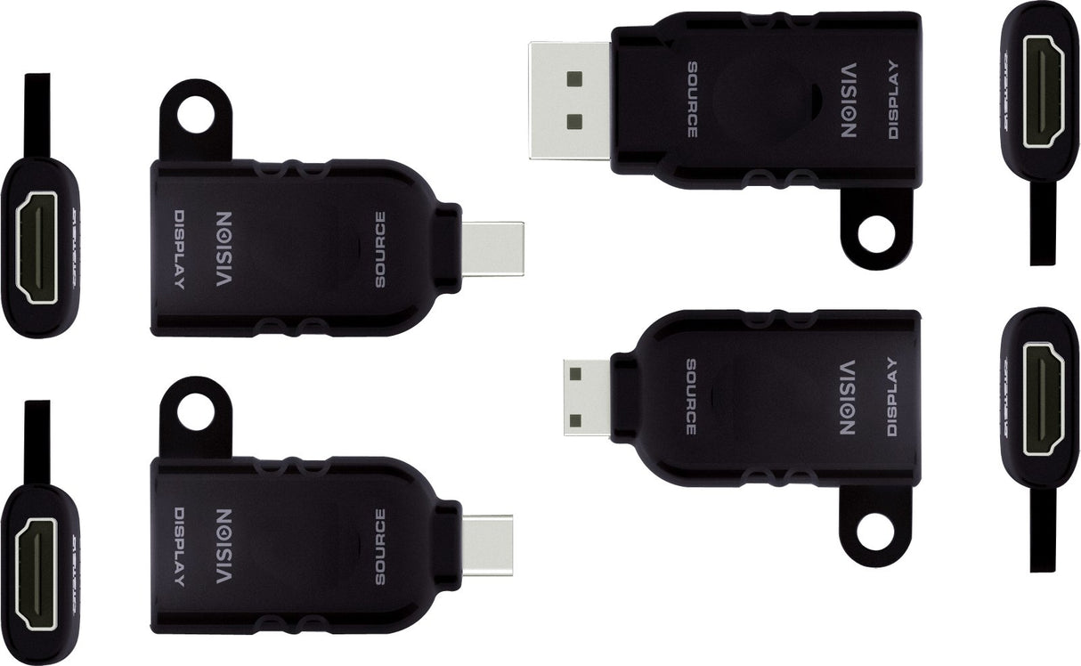 EAN 4979148000004 - Vision TC-MULTIHDMI/BL cambiador de género para cable mDP/DP/mHDMI/USB-C HDMI Negro imagen 2