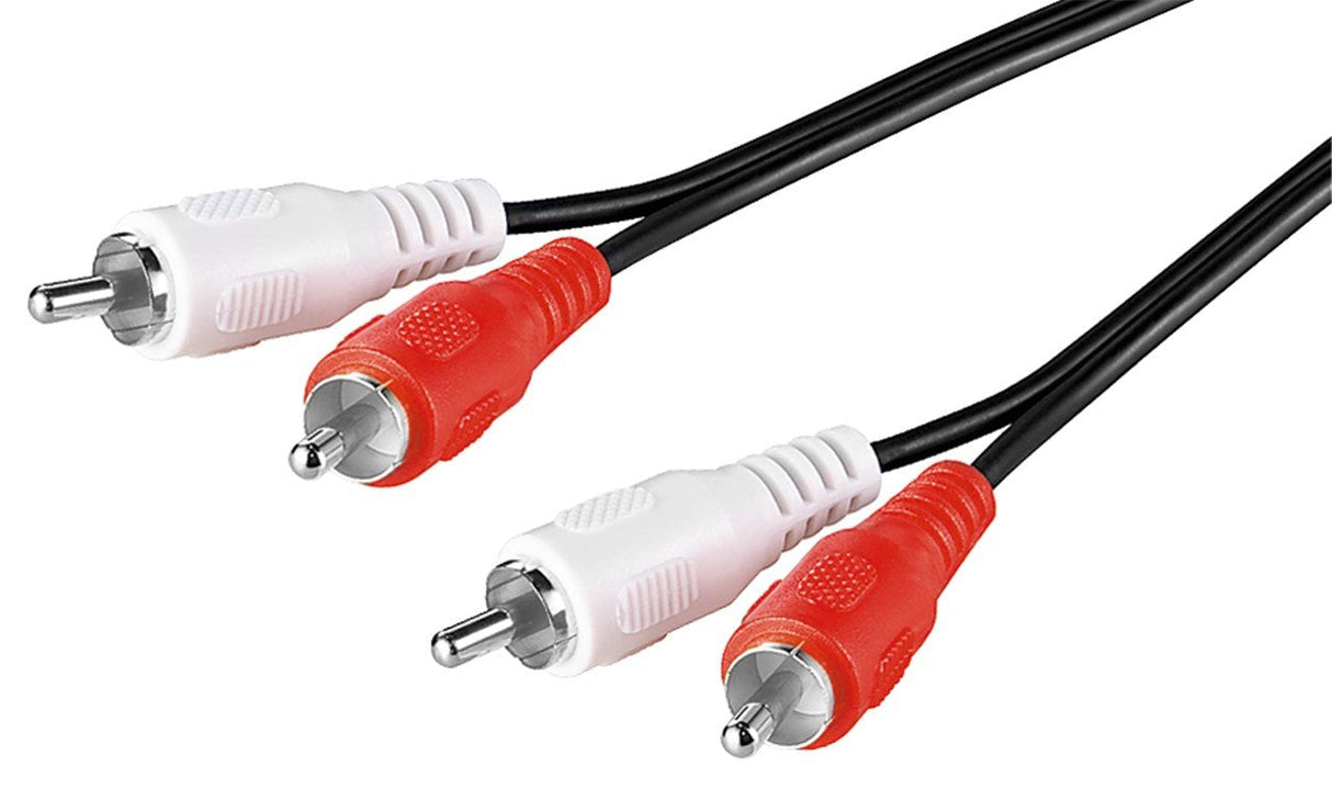 Goobay 50030 Cable De Audio 5 M 2 X Rca Negro