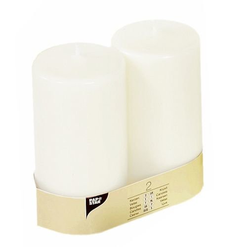 Candle Papstar Stumpenkerze 15 Cm Blanco