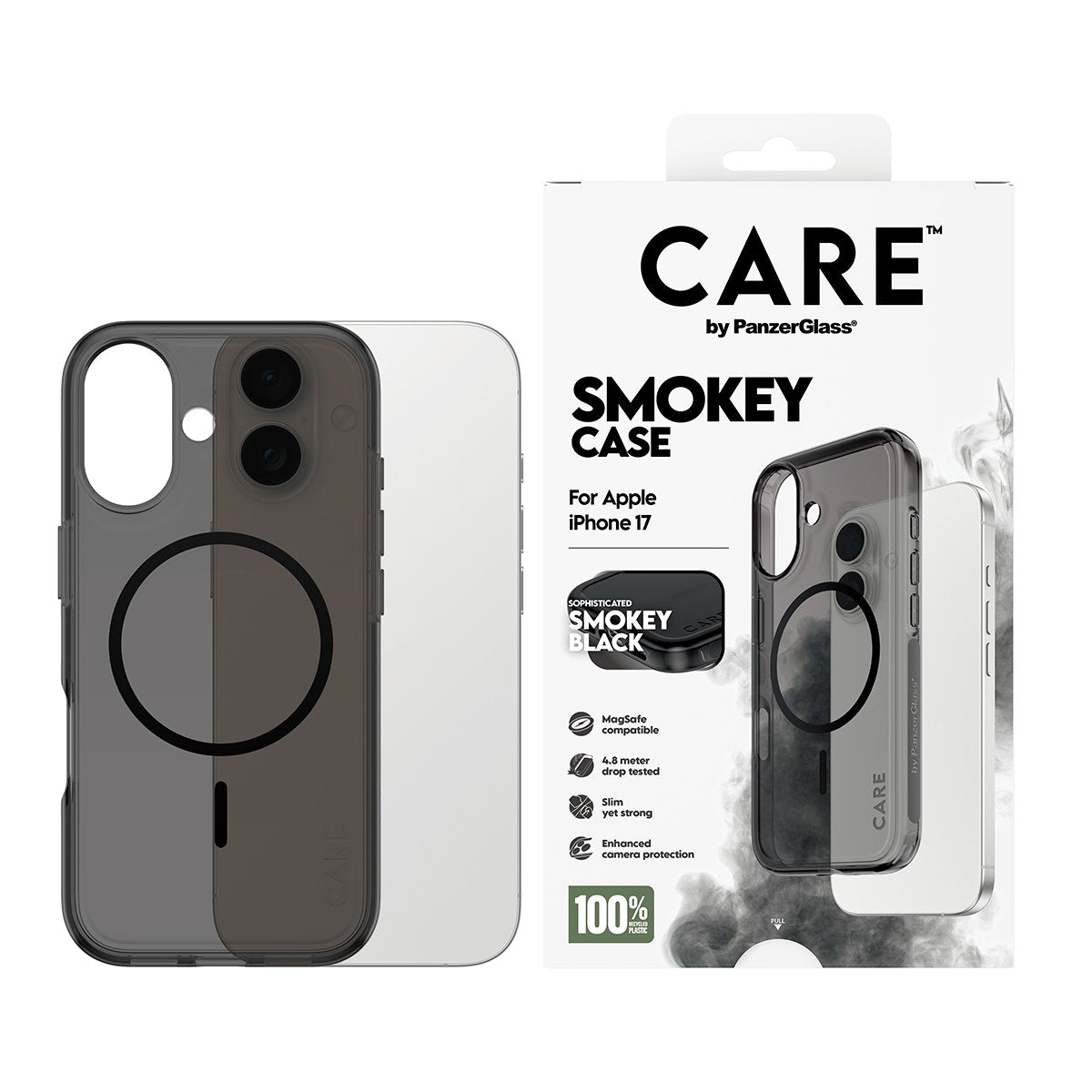 Care By Panzerglass Case Urban Expl Smokey Bk Magsafe Ip 17