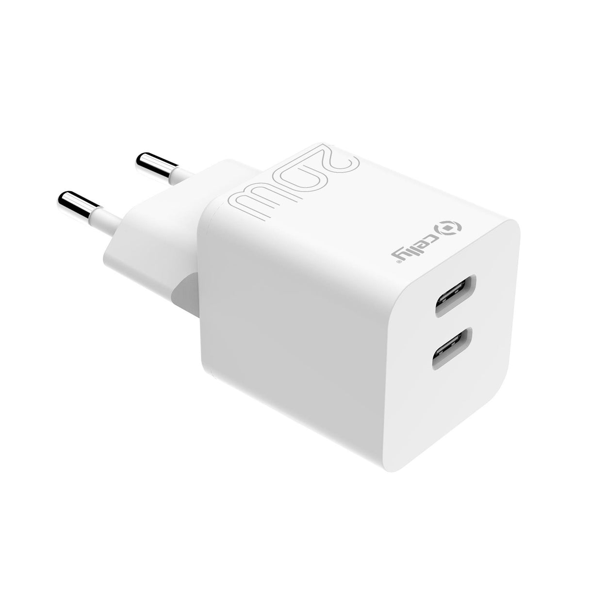 EAN 8021735196952 - Celly TC2USBC20WWH cargador de dispositivo móvil Smartphone, Tableta Blanco Corriente alterna Interior imagen 1