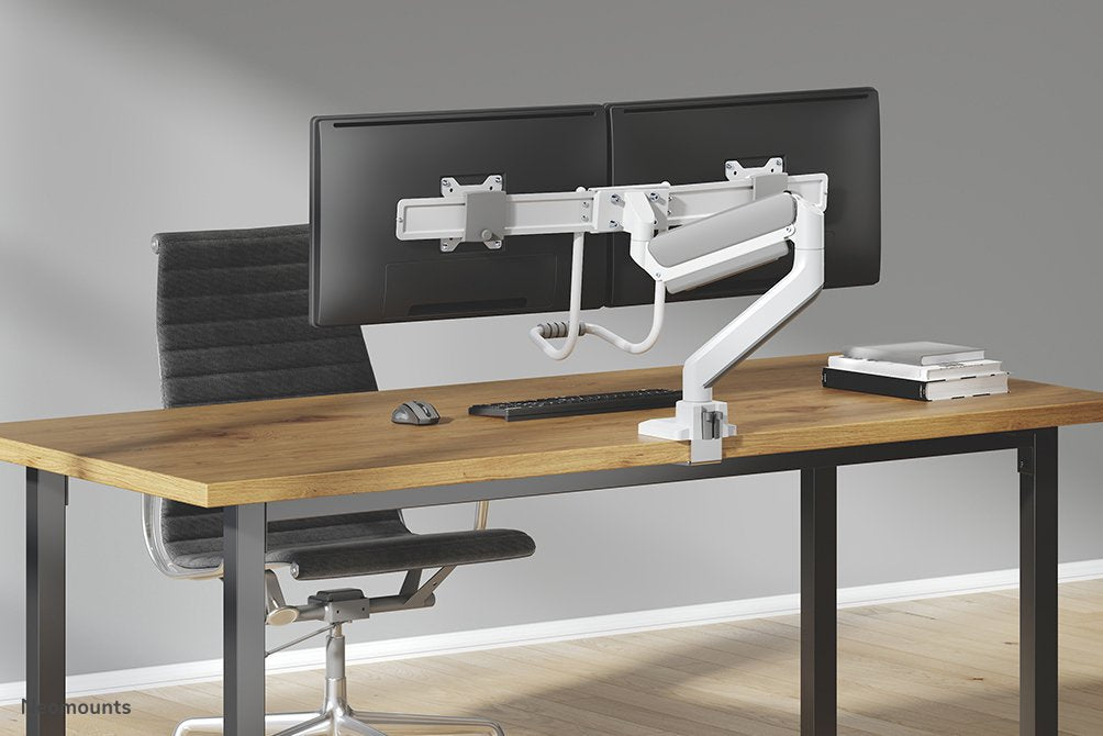 Neomounts By Newstar Soporte De Escritorio 2 Monitores 17-32'' 7kg 2x 8kg Blanco