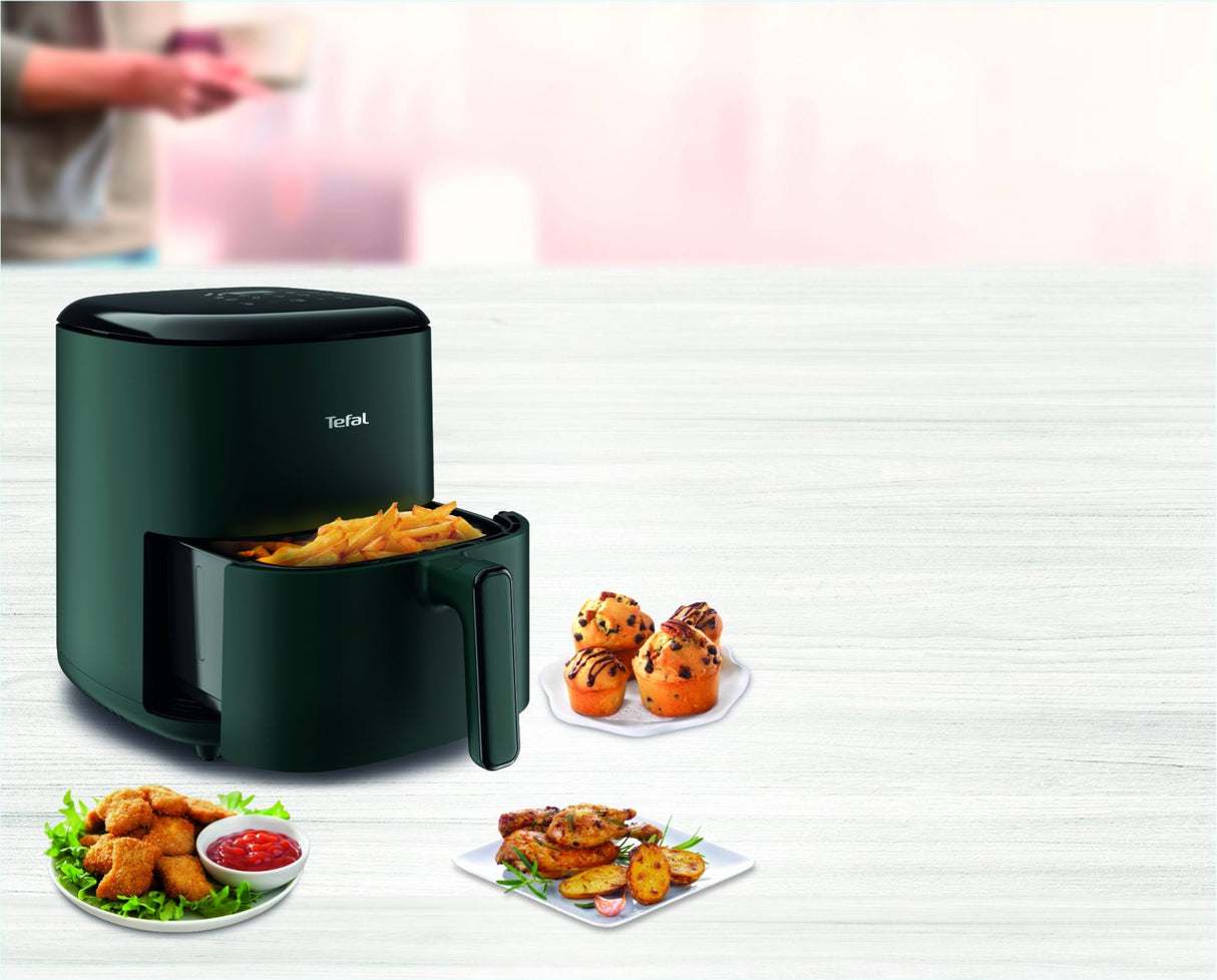 Freidora Por Aire Sin Aceite Tefal Easy Fry Max 5 Ey245310 1500w Capacidad 5l
