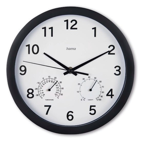 EAN 4047443517586 - Hama Malta Reloj de cuarzo Círculo Negro imagen 1