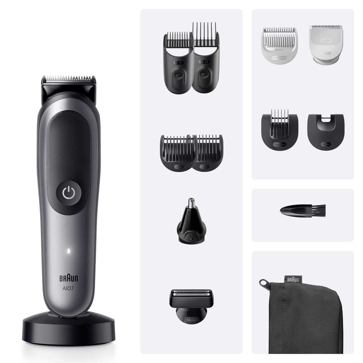 EAN 8700216429030 - Braun 80789908 cortadora de pelo y maquinilla Gris Oscuro 21 Ión de litio imagen 2