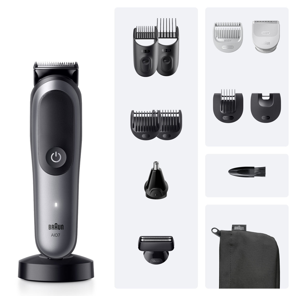 Barbero Braun Multi Groomer Aio7560 Blkspcgry