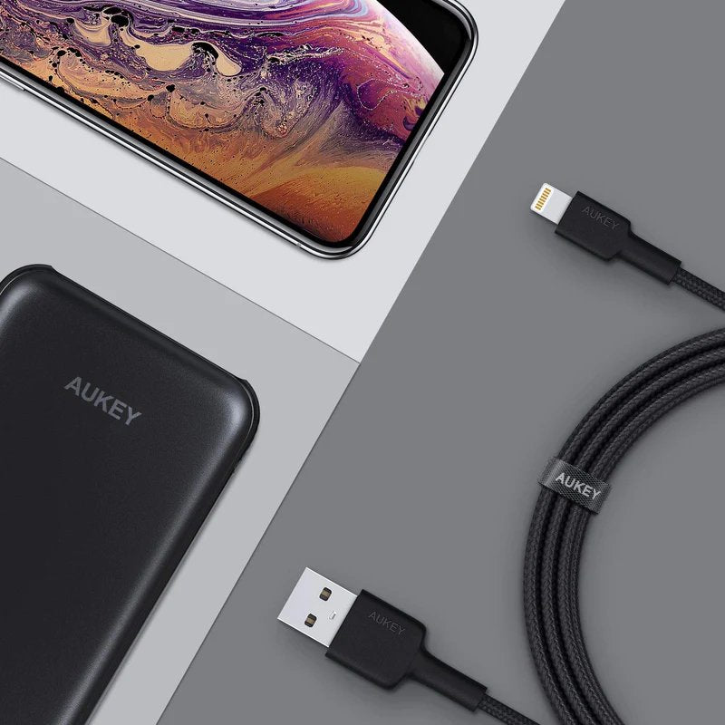 EAN 5902666661562 - AUKEY CB-AL05 cable de conector Lightning 1 m Negro imagen 3