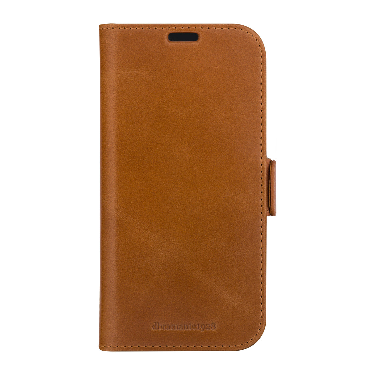 Dbramante1928 Copenhagen Funda Con Tapa Para Teléfono Móvil Piel De Napa Marrón Para Apple Iphone 15 Pro