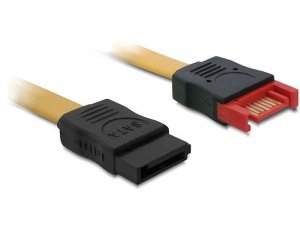 Delock Cable De Extensión Sata 6 Gb/S Macho > Sata Hembra 100 Cm Amarillo