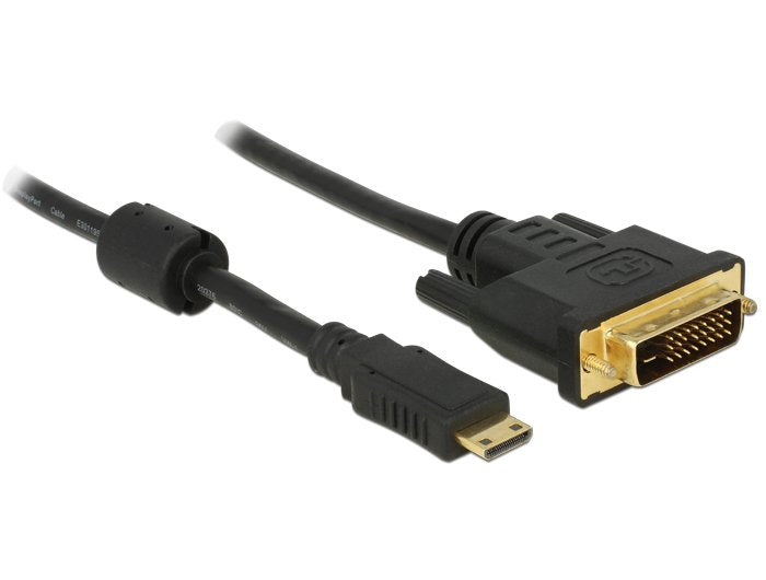 Delock Cable Hdmi Mini-C Macho Dvi 24+1 Macho De 1 M