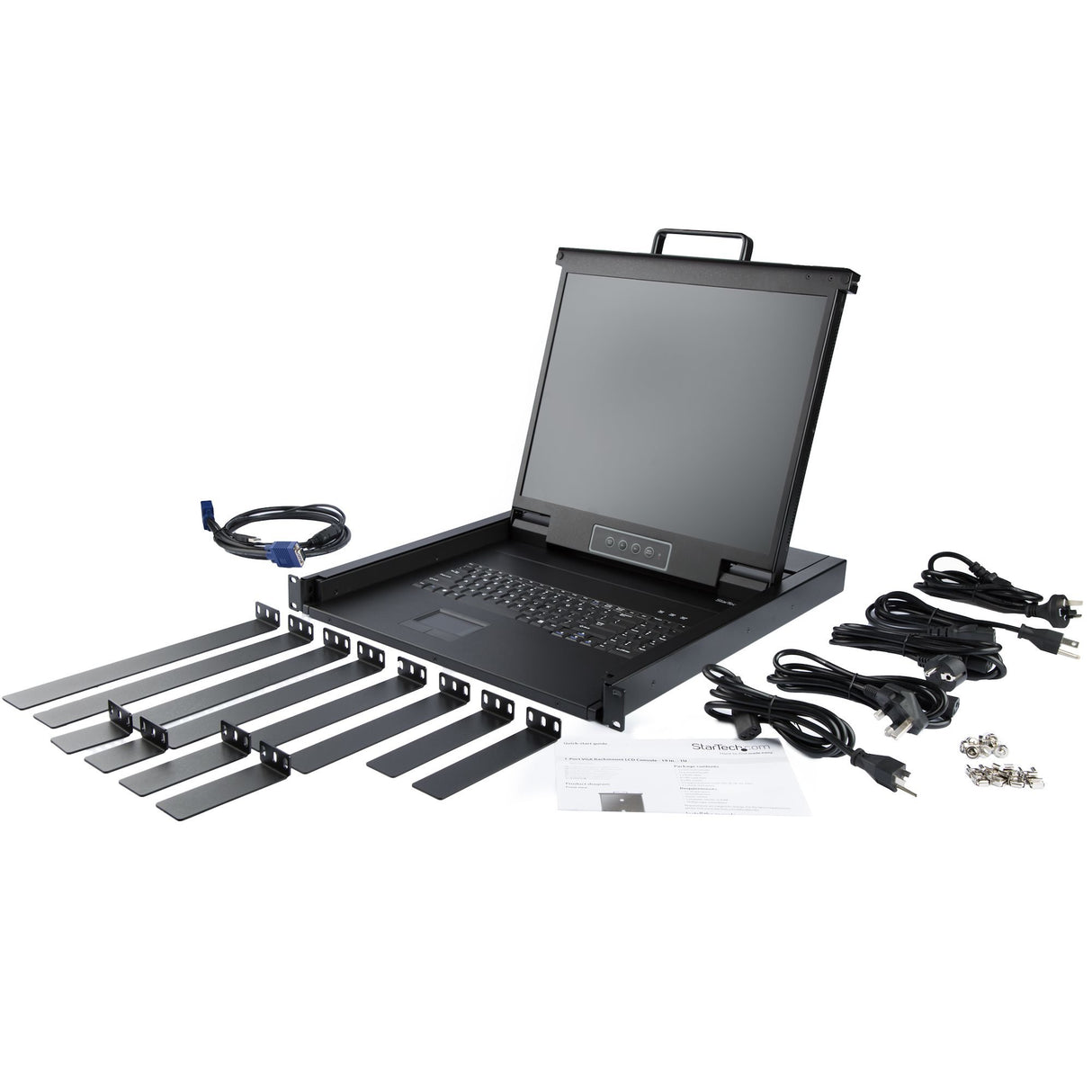 EAN 0065030872522 - StarTech.com RKCONS1701 consola de rack 43,2 cm (17") 1280 x 1024 Pixeles Acero imagen 6