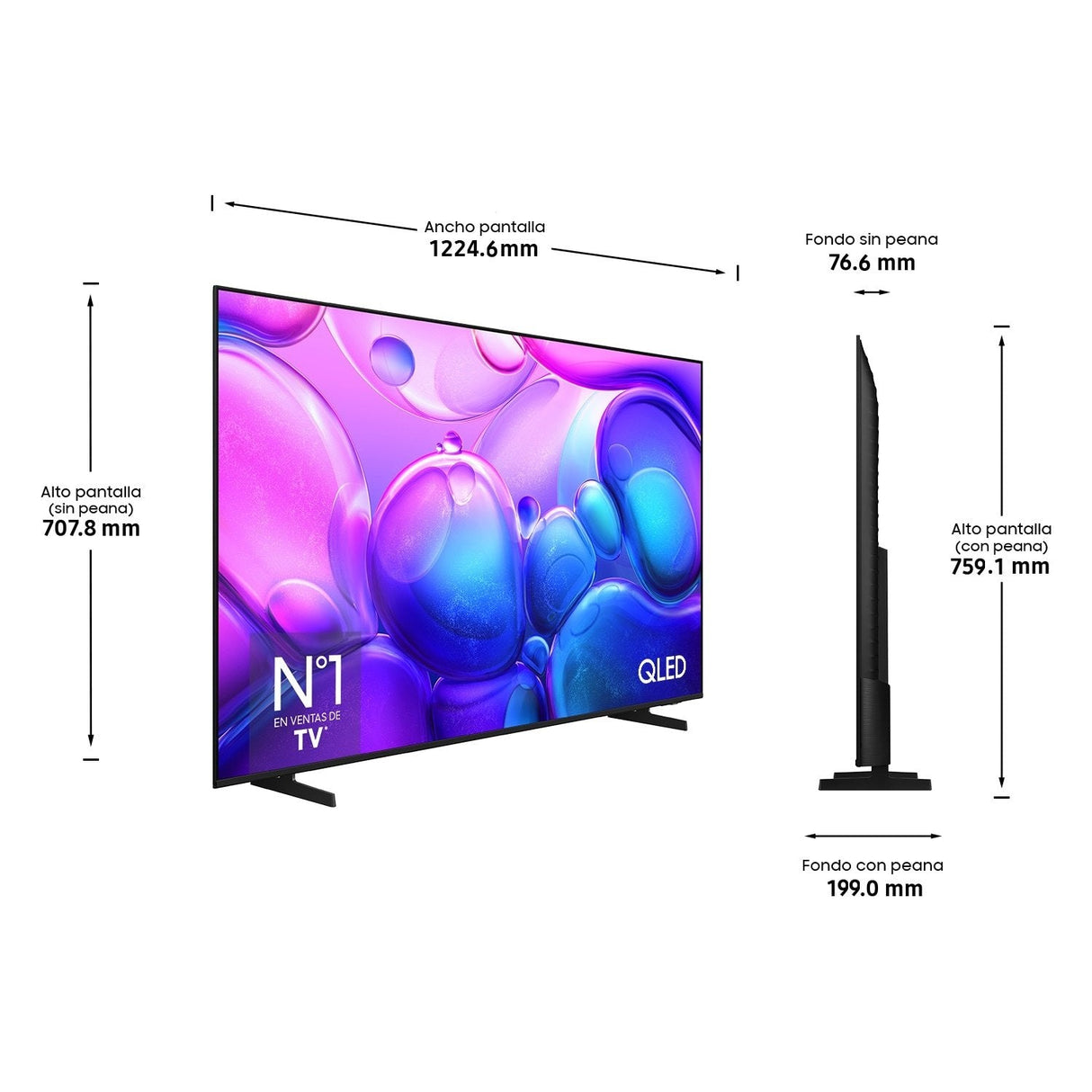 Televisor Samsung 55" Qled Q6f 4k Vision Ai Smart Tv 2025
