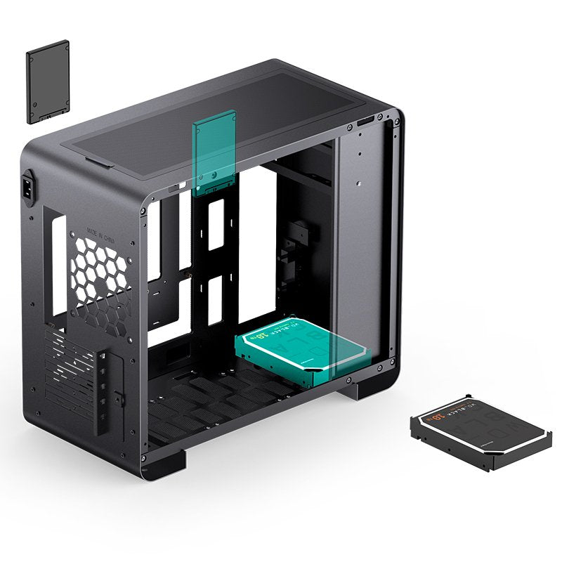 Jonsbo U4 Mini Mesh Micro-Atx-Carcasa - Negro
