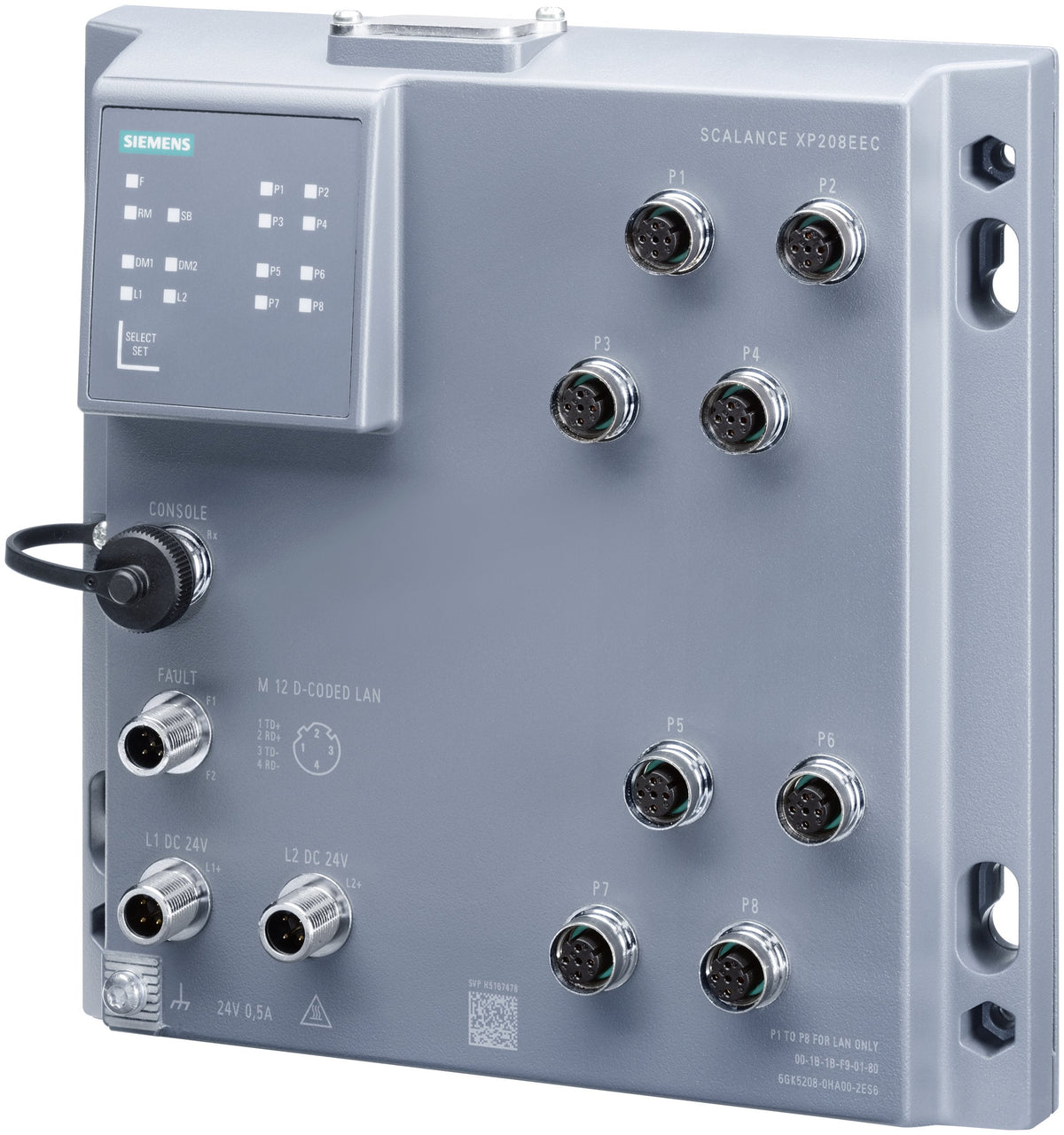 Siemens 6gk5208-0ha00-2es6 Industrial Ethernet Switch 10 - Switch - 1 Gbps