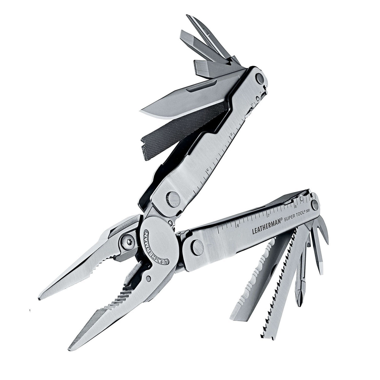 Multiherramienta Leatherman Super Tool 300 De Acero Inoxidable, 19 Herramientas 831148