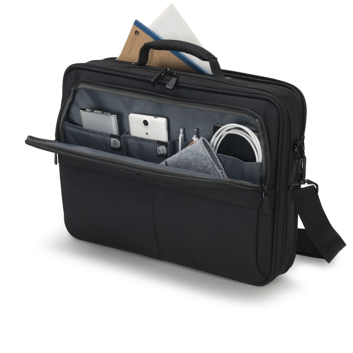 EAN 7640158666388 - DICOTA Eco Multi Plus SCALE 39,6 cm (15.6") Bandolera Negro imagen 6