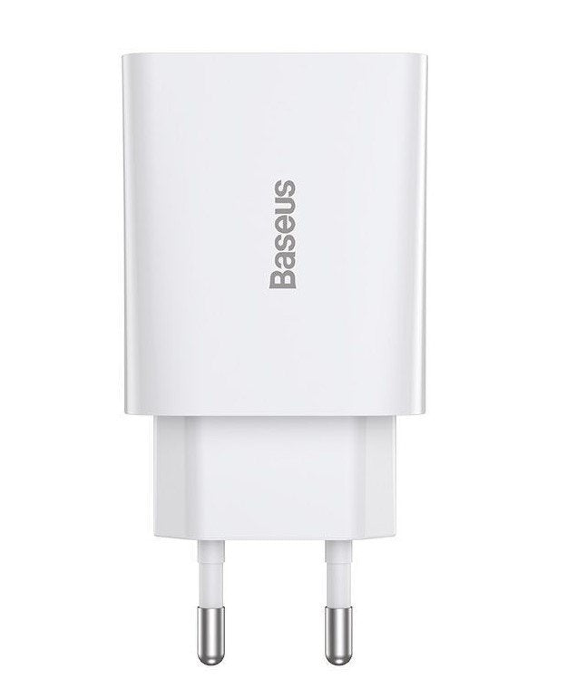 Baseus Travel Charger Speed Mini 1c Quick Charger 20w Eu White (Ccfs-Sn02)