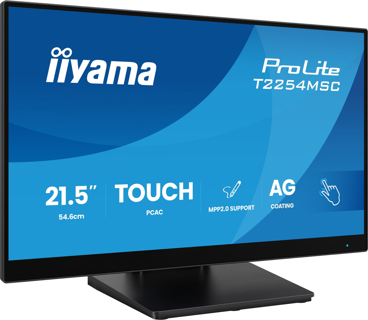 Iiyama 54.6cm 21,5" T2254msc-B2ag 16:9 M-Touch Hdmi+Dp+Usb