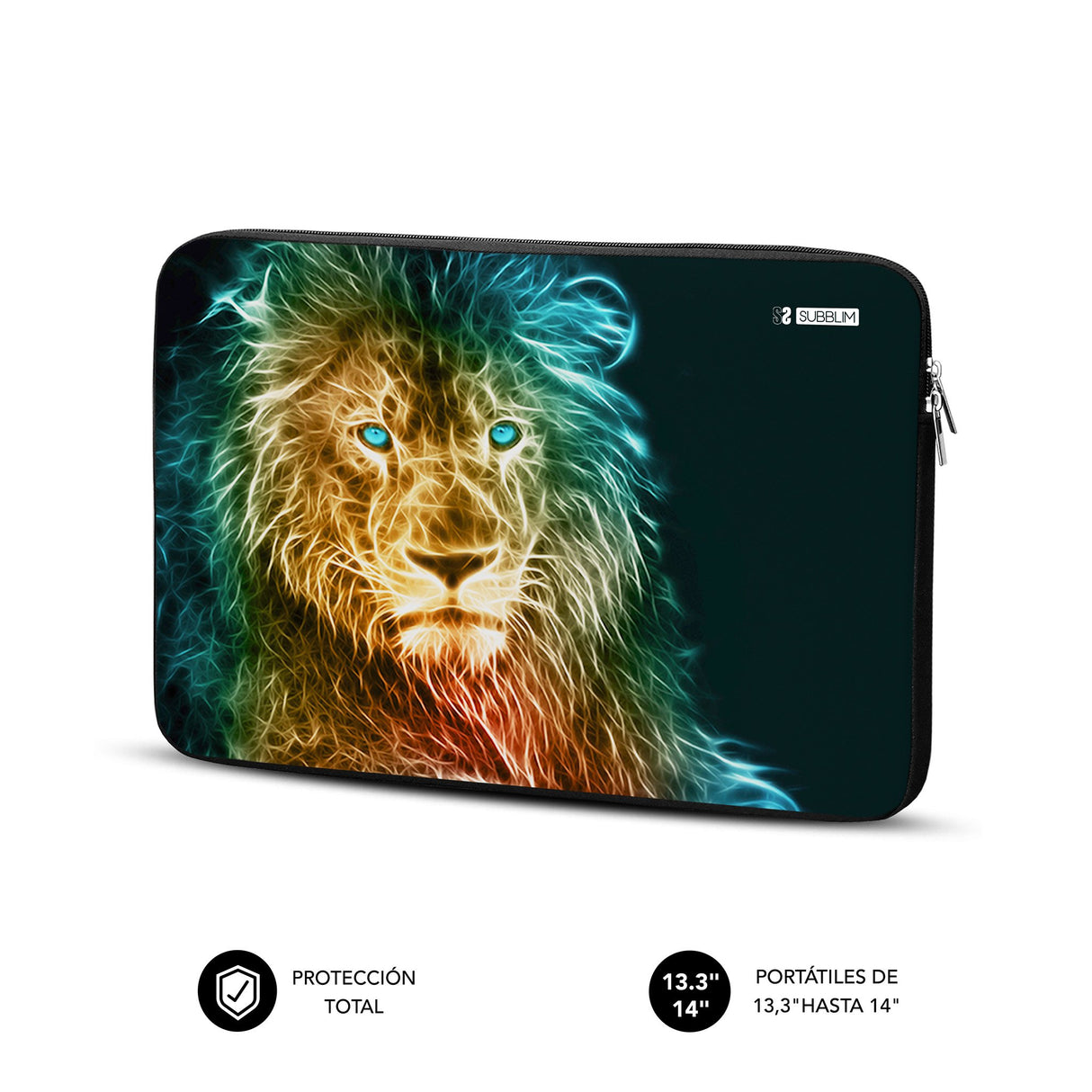 EAN 8436586742805 - SUBBLIM SUBLS-SKIN103 maletines para portátil 35,6 cm (14") Multicolor imagen 2