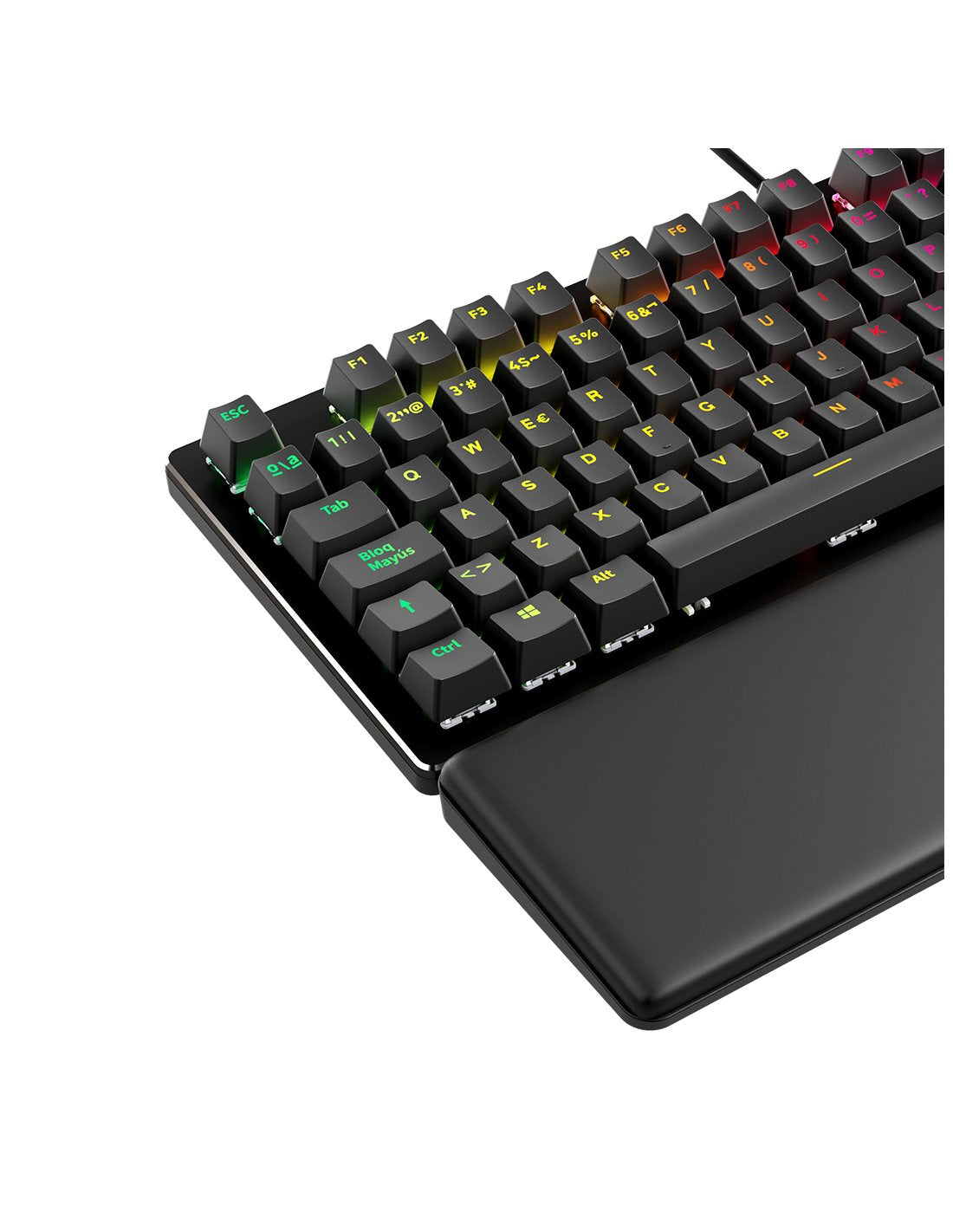 Teclado Newskill Gaming Ns-Kb-Serikev2 Usb Qwerty Español Negro