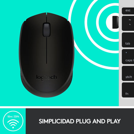 EAN 5099206062856 - Logitech 910-004424 ratón Oficina Ambidextro RF inalámbrico Óptico 1000 DPI imagen 11