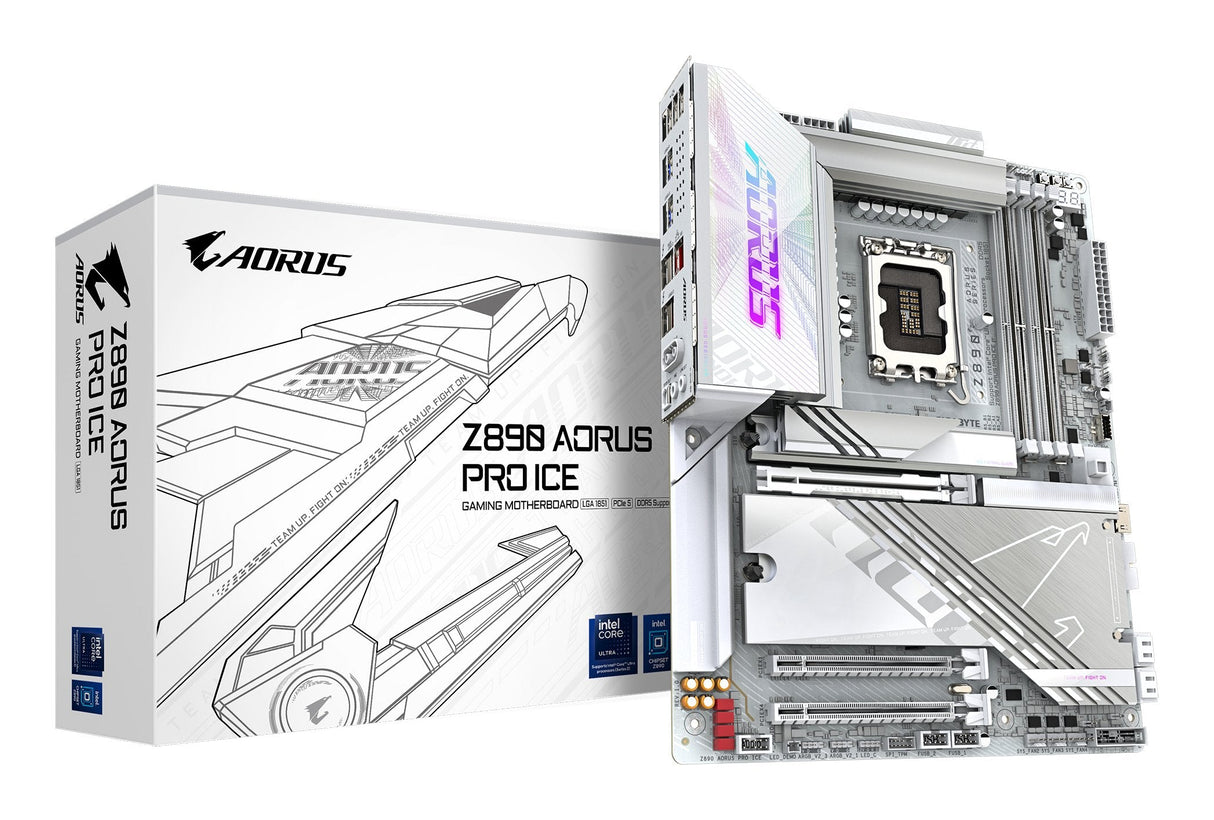 EAN 4719331864712 - GIGABYTE Z890 AORUS PRO ICE placa base Intel Z890 LGA 1851 (Socket V1) ATX imagen 1
