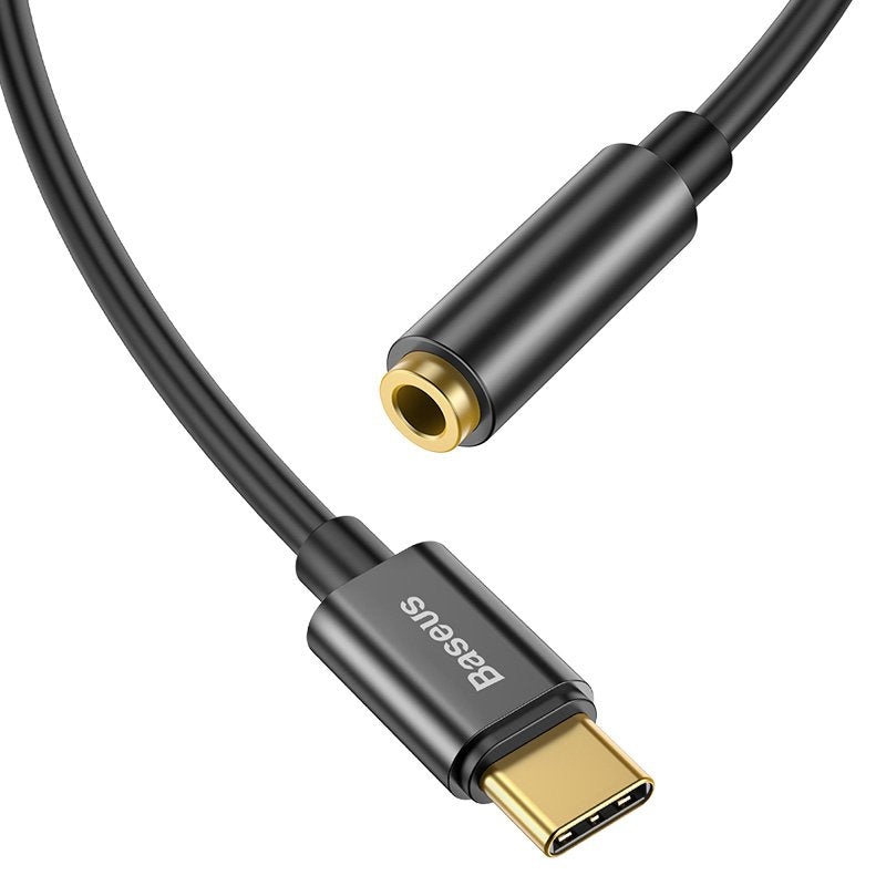 EAN 6953156297845 - Baseus CATL54-01 cambiador de género para cable Type-C 3.5mm Negro imagen 2